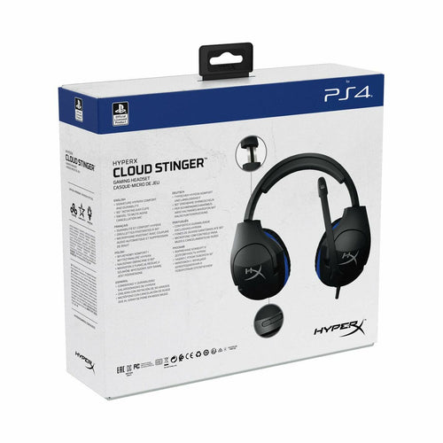 Audífonos Gaming HyperX Cloud Stinger con Micrófono Negro/Azul