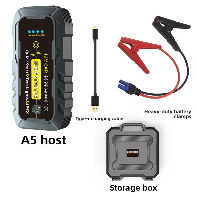 Arrancador Portátil 12V para Autos con Power Bank | IP6X | 1000A-3000A