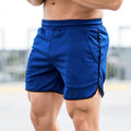 Shorts Deportivo Hombre Cintura Alta Malla Transpirable Secado Rápido 13 Colores M-XXL | Men's High Waist Mesh Quick-Dry Sports Shorts