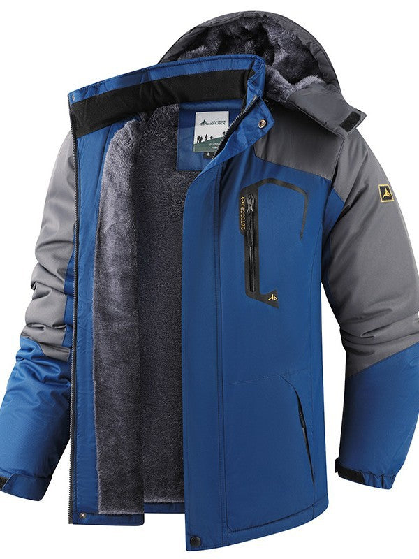 Winter Thermal Jacket | Waterproof 3000mm | Coral Fleece Lined | Men | M-6XL | 9 Colors