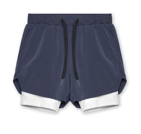 Shorts 2 en 1 Hombre Running Forro Compresión Transpirable 9 Colores S-XXL | Men's 2-in-1 Running Sports Shorts