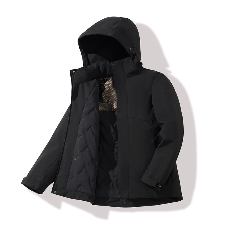 Unisex Mountaineering Jacket | 400g Cotton Fill | Graphene Lined | Hooded Zip | S-5XL | 9 Colors