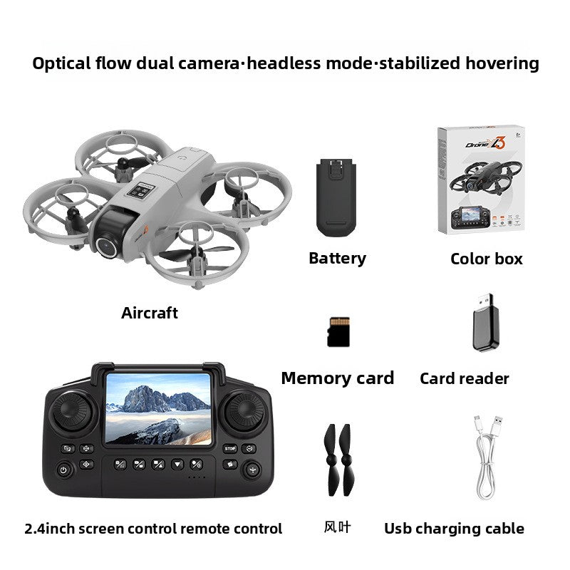 Mini Dron YL3 con Doble Cámara HD – Posicionamiento Óptico, Control Gestual, Pantalla 2.4"