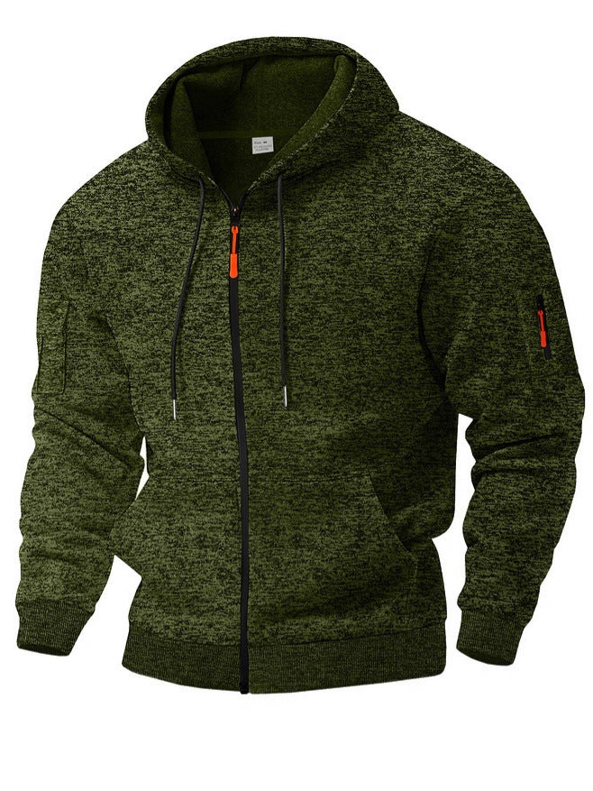 Sudadera con Capucha y Cierre | Terciopelo Catiónico 280g | 5 Colores | S-XXXL