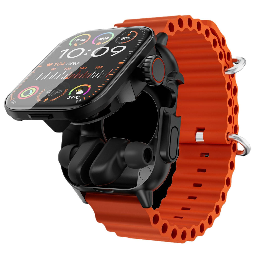 GT8BUDS Smartwatch 2 en 1 con Auriculares Bluetooth | AMOLED | NFC | Carga Inalámbrica