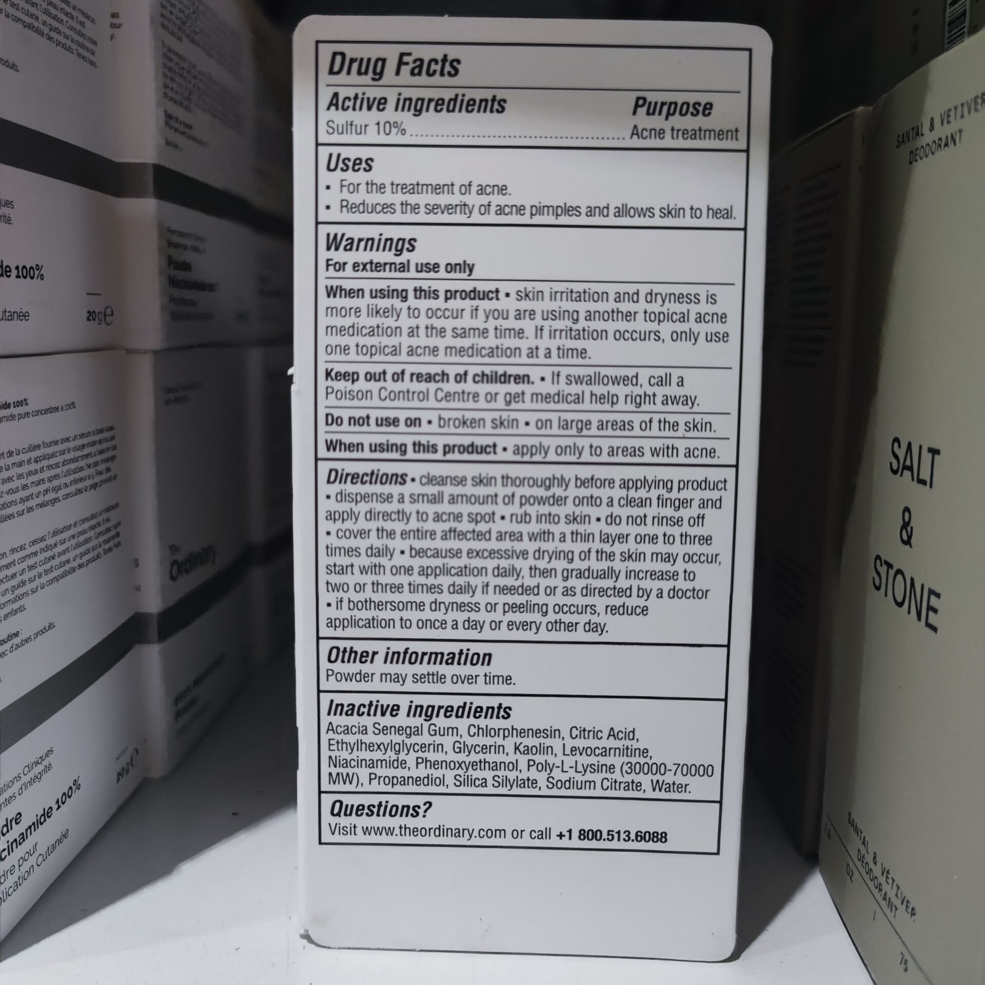 Crema de Azufre 10% para Acné 5g | Sulfur Acne Cream