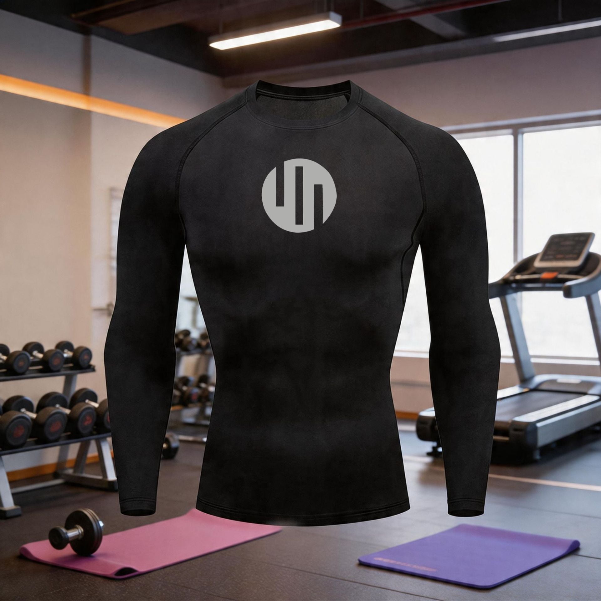 Camiseta Deportiva de Compresión para Hombre – Secado Rápido, Slim Fit, S a XXXL