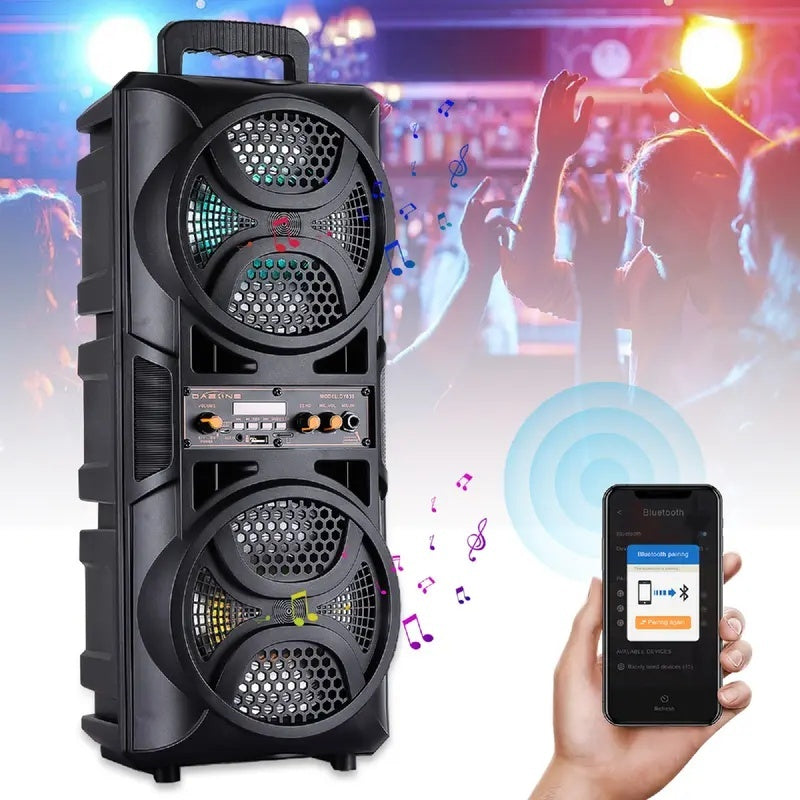 Altavoz Bluetooth para Fiestas con Karaoke, Luces LED y TWS – ALTSON
