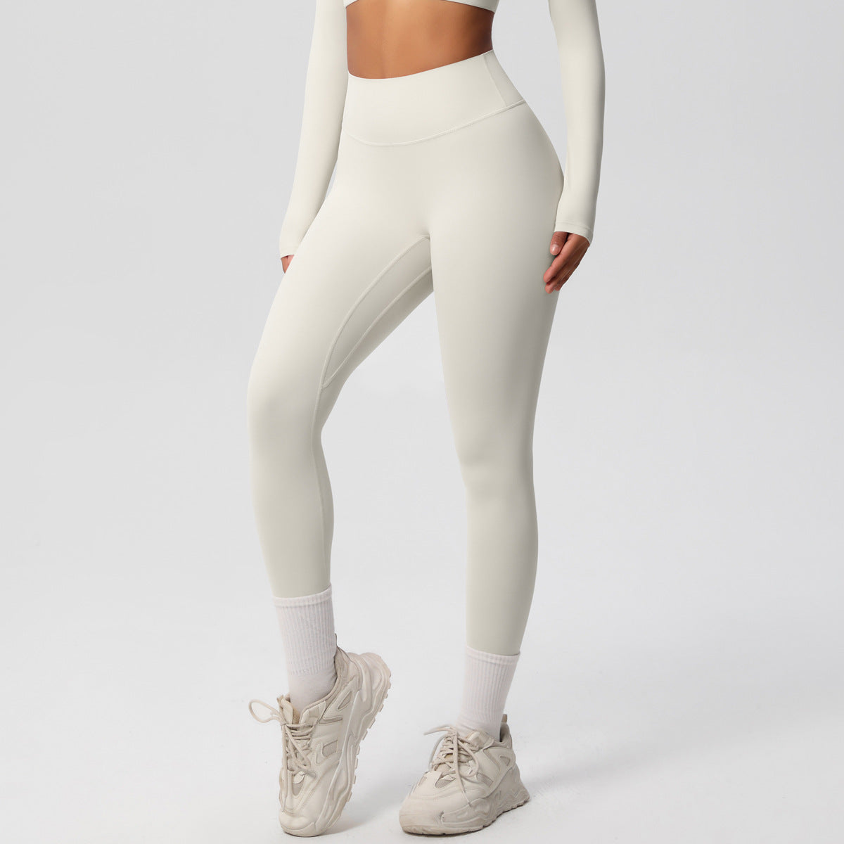 Conjunto Yoga Mujer Pantalón + Top Deportivo 80% Nylon 20% Spandex Quick-Dry Slim-Fit S-XL | Women Yoga Pants & Sports Top Set
