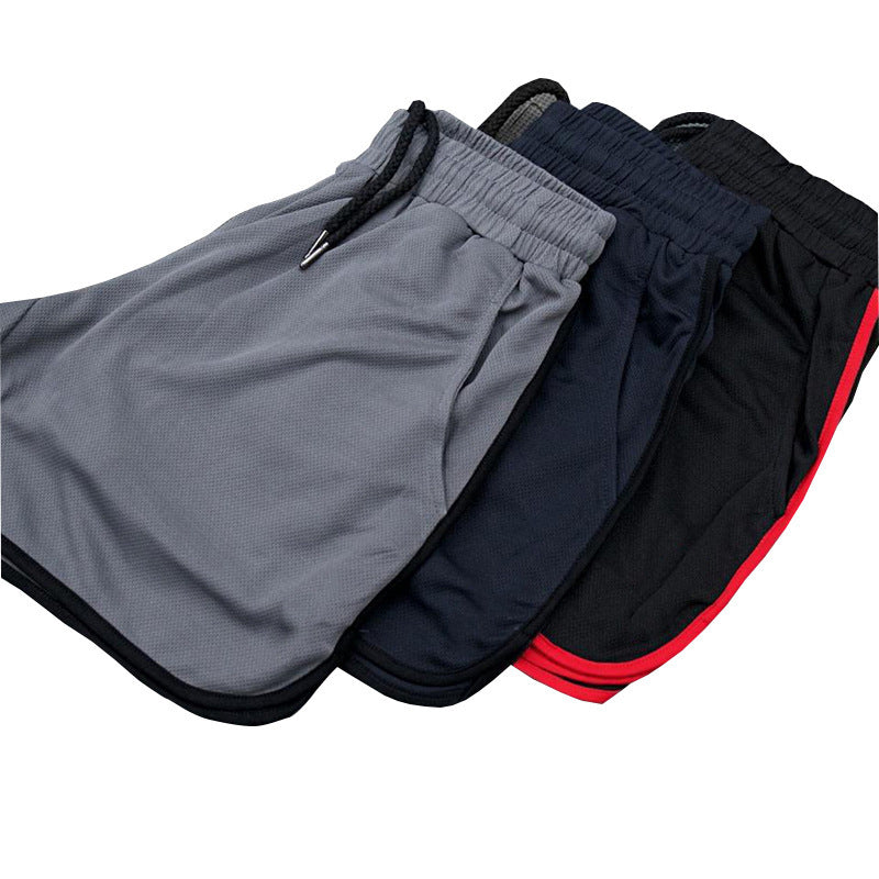 Shorts Deportivo Hombre Cintura Alta Malla Transpirable Secado Rápido 13 Colores M-XXL | Men's High Waist Mesh Quick-Dry Sports Shorts