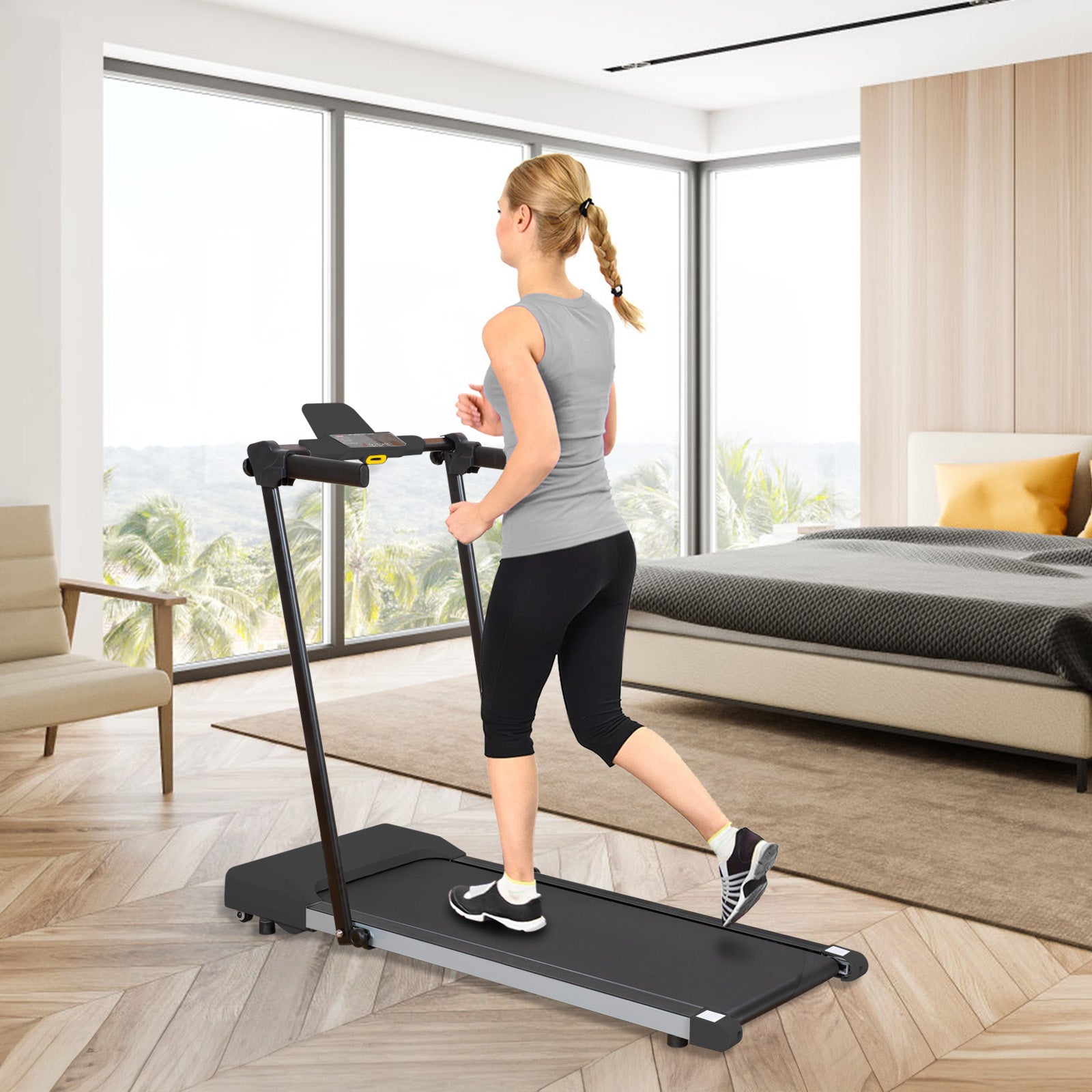 Caminadora ALTSON con Pantalla LED — Para Caminar, Trotar y Correr hasta 7.5 MPH