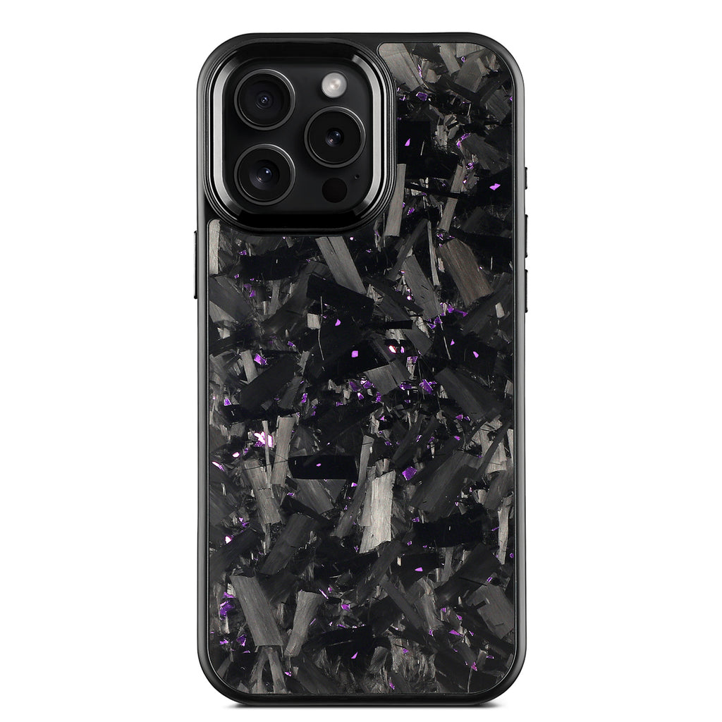 Carbon Fiber Protective Phone Case with Metal Frame | iPhone 11-17 Series