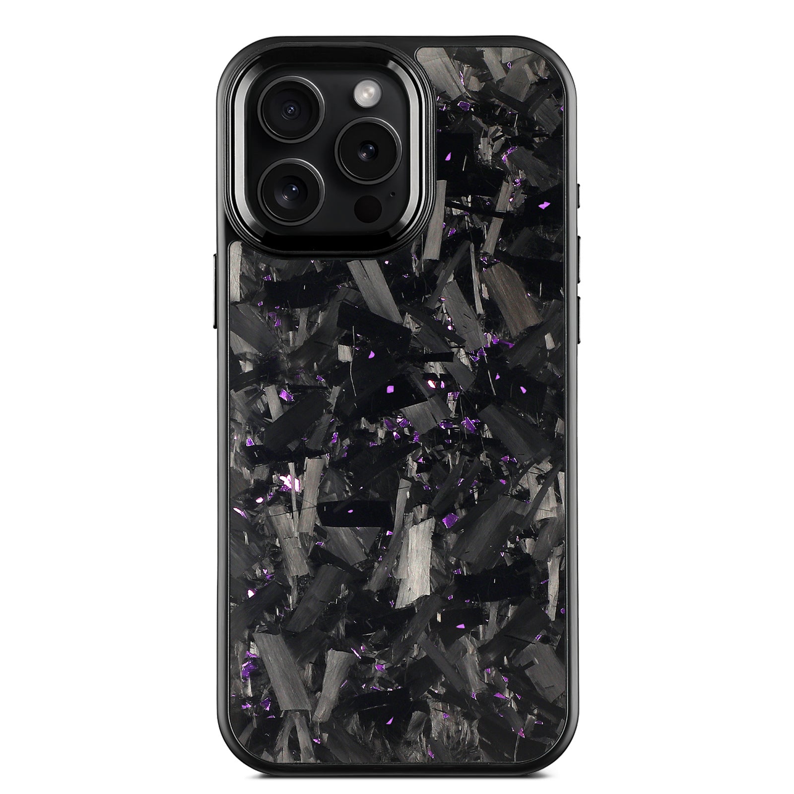 Carbon Fiber Protective Phone Case with Metal Frame | iPhone 11-17 Series