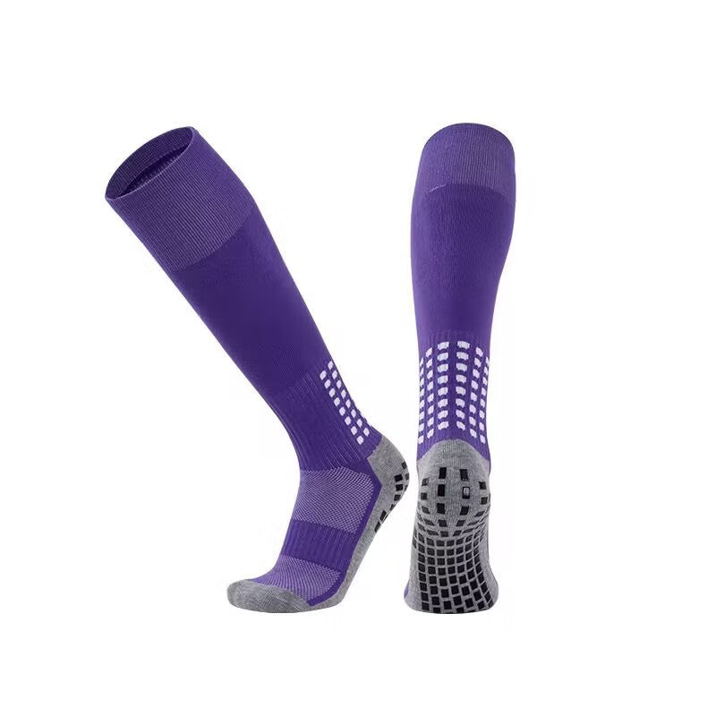 Calcetines de Fútbol Antideslizantes – Tubo Alto, Secado Rápido, 12 Colores