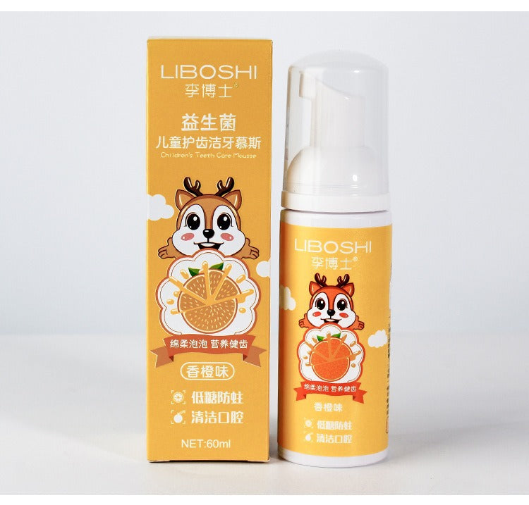 Pasta de Dientes Probiótica Infantil Viral TikTok – Dr. Li Mousse Espuma Sin Flúor | Dr. Li Kids Probiotic Toothpaste Mousse