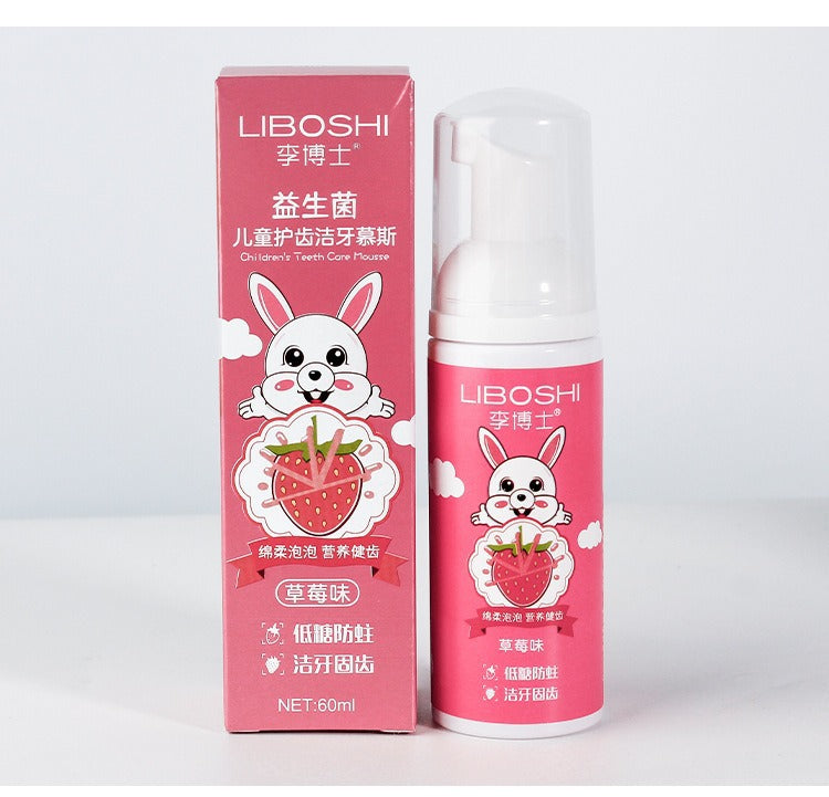 Pasta de Dientes Probiótica Infantil Viral TikTok – Dr. Li Mousse Espuma Sin Flúor | Dr. Li Kids Probiotic Toothpaste Mousse