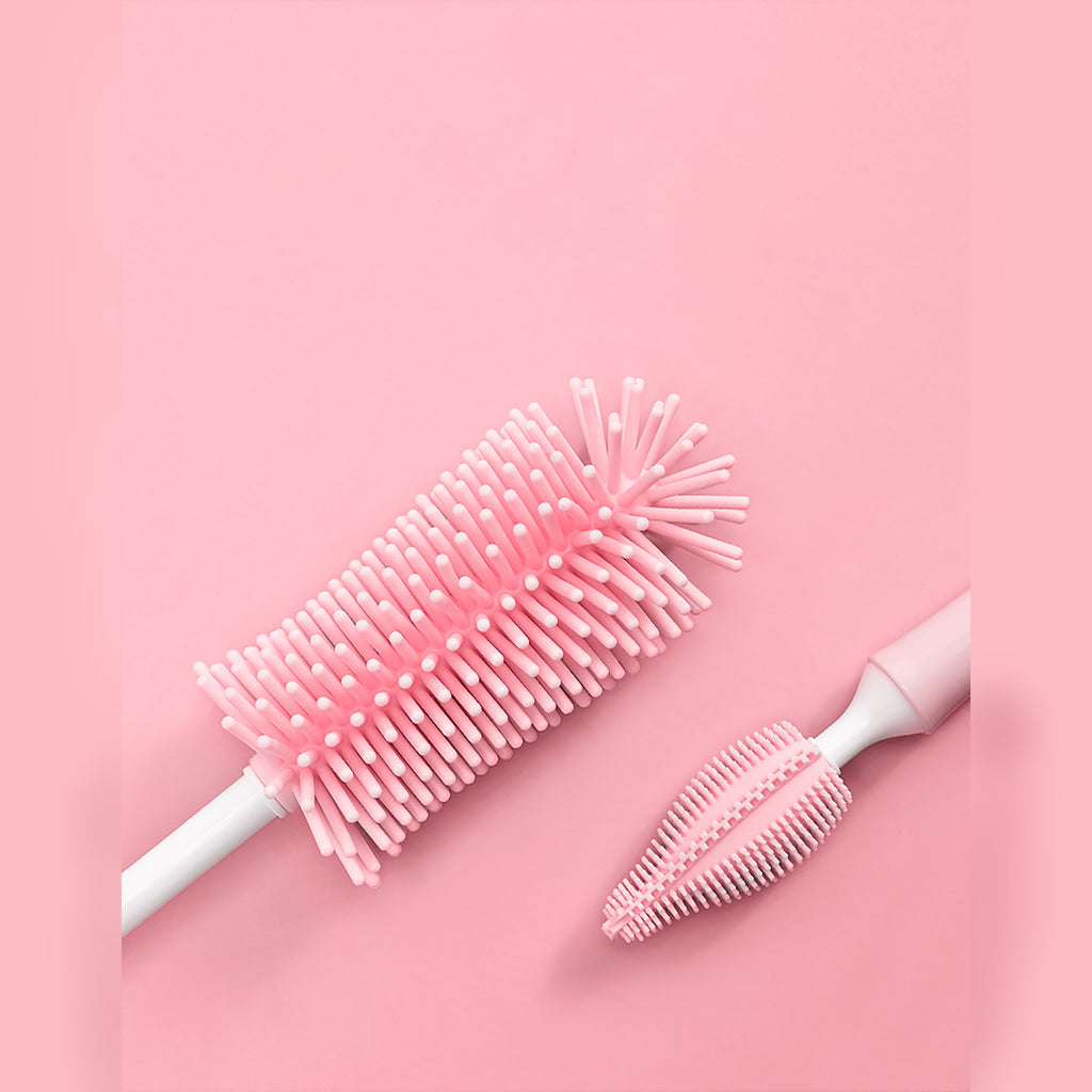 ALTSON Silicone Baby Bottle Brush Set — Straw & Bottle Cleaner for Newborns
