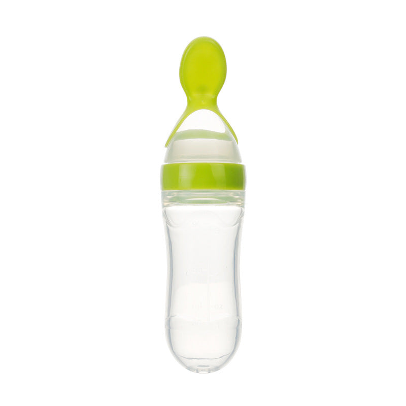 ALTSON Cuchara Biberón de Silicona para Bebés — 90ml, Libre de BPA, 5 Colores