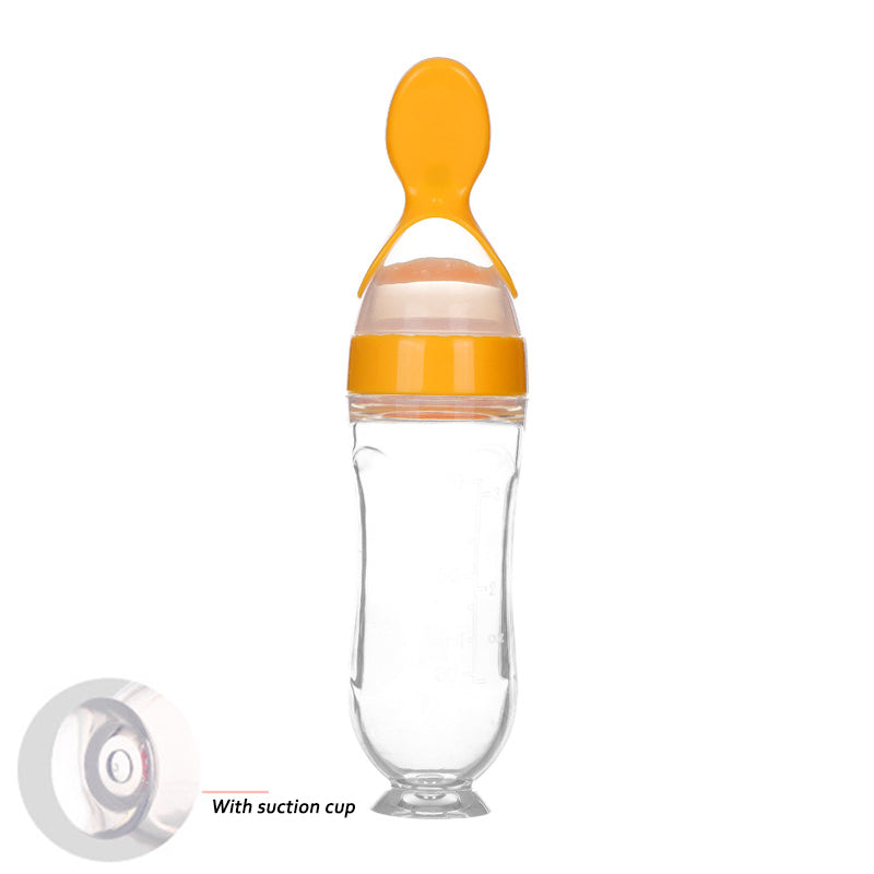ALTSON Cuchara Biberón de Silicona para Bebés — 90ml, Libre de BPA, 5 Colores