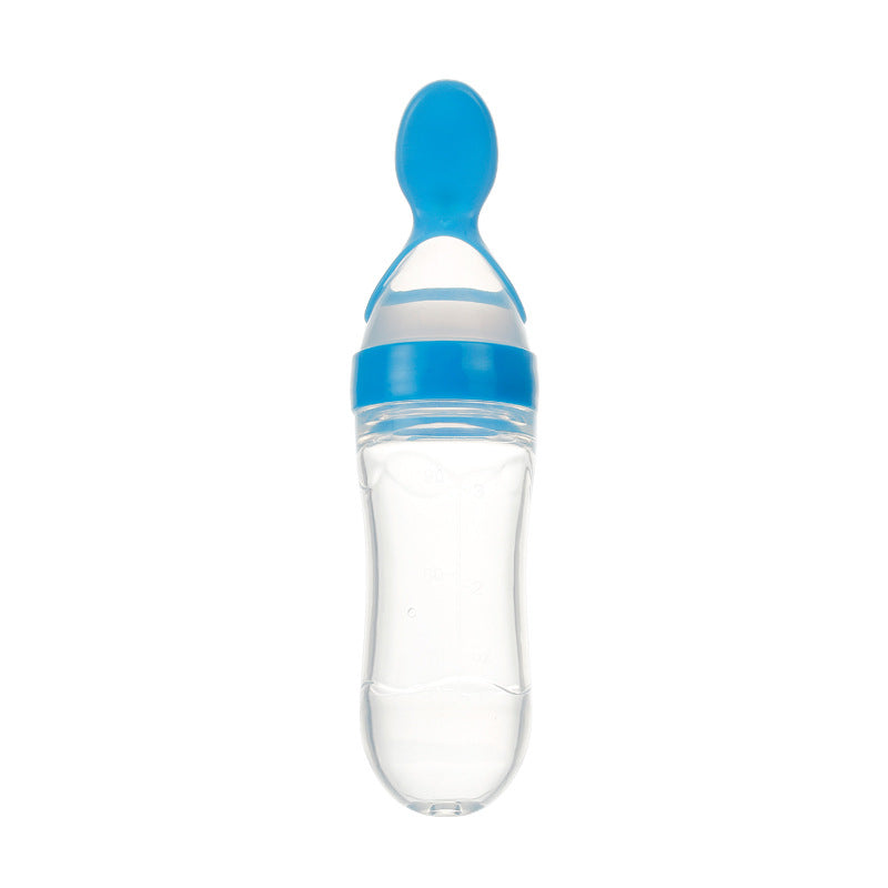 ALTSON Cuchara Biberón de Silicona para Bebés — 90ml, Libre de BPA, 5 Colores