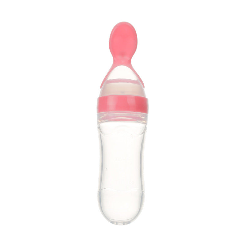 ALTSON Cuchara Biberón de Silicona para Bebés — 90ml, Libre de BPA, 5 Colores