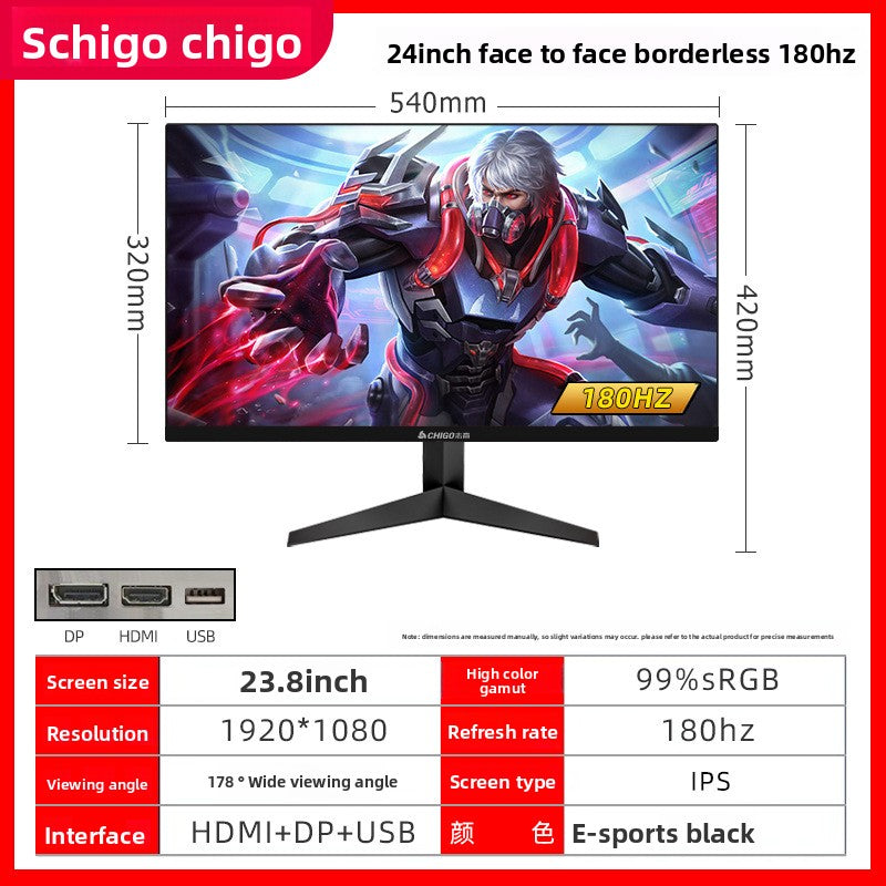Monitor de Computadora IPS – Plano y Curvo | 20" a 27" | FHD 2K 4K | 60Hz a 240Hz