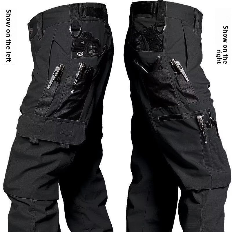 Pantalones Tácticos de Verano para Hombre – 100% Poliéster, Corte Recto, S a XXXL