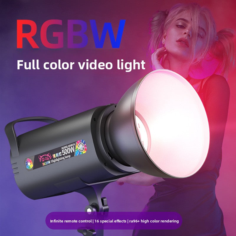 Luz de Estudio RGBW Profesional para Fotografía y Video – Control Total de Color y Brillo