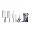 Juego de Cuchillos de Cocina Profesional 6 Piezas con Bloque – Acero Inoxidable Alto Carbono