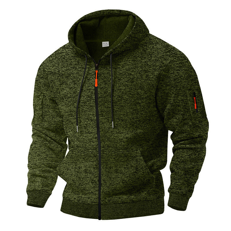 Sudadera con Capucha y Cierre | Terciopelo Catiónico 280g | 5 Colores | S-XXXL