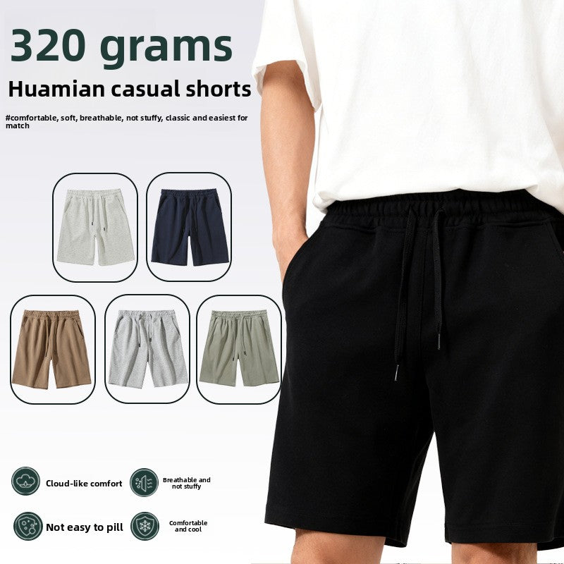 Shorts Deportivos de Hombre 100% Algodón Talla Grande S-5XL 7 Colores | Men's Cotton Sports Shorts