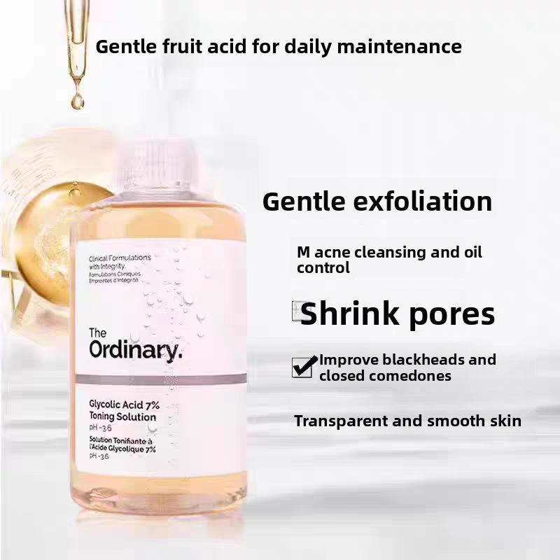 Tónico de Ácido Glicólico 7% | Glycolic Acid Toner — Exfoliante, Iluminador y Control de Grasa