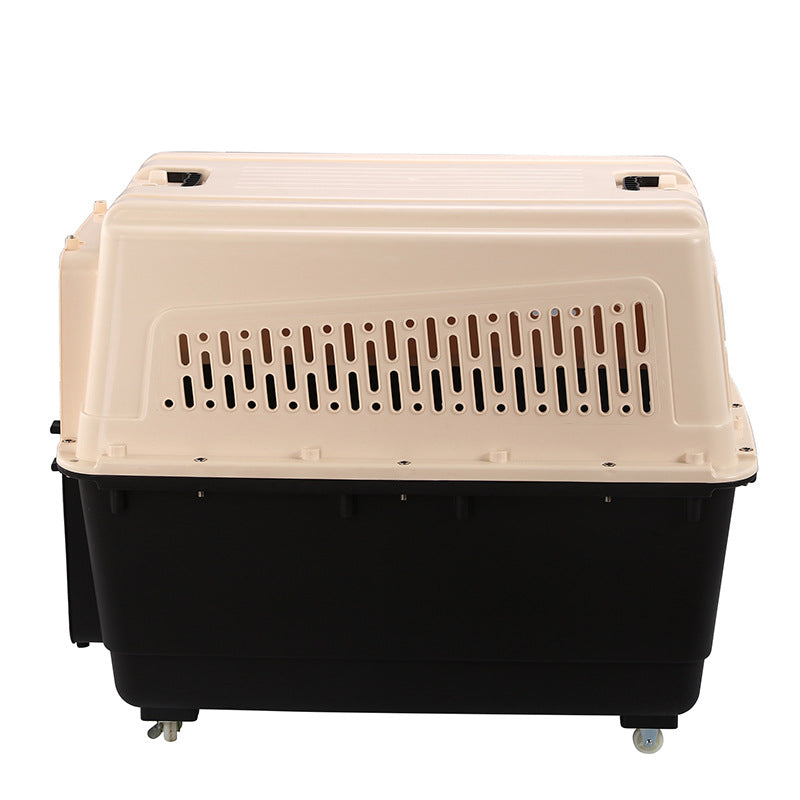 Large Dog Air Travel Crate | Airline Approved Up to 75kg | PP Resin