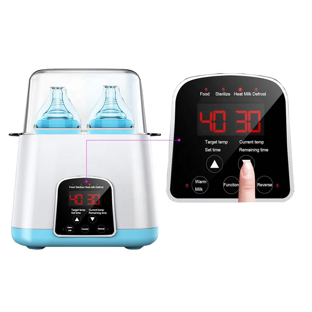 ALTSON Calienta Biberones Inteligente — 4 Biberones Simultáneos, Termostato, Control Remoto