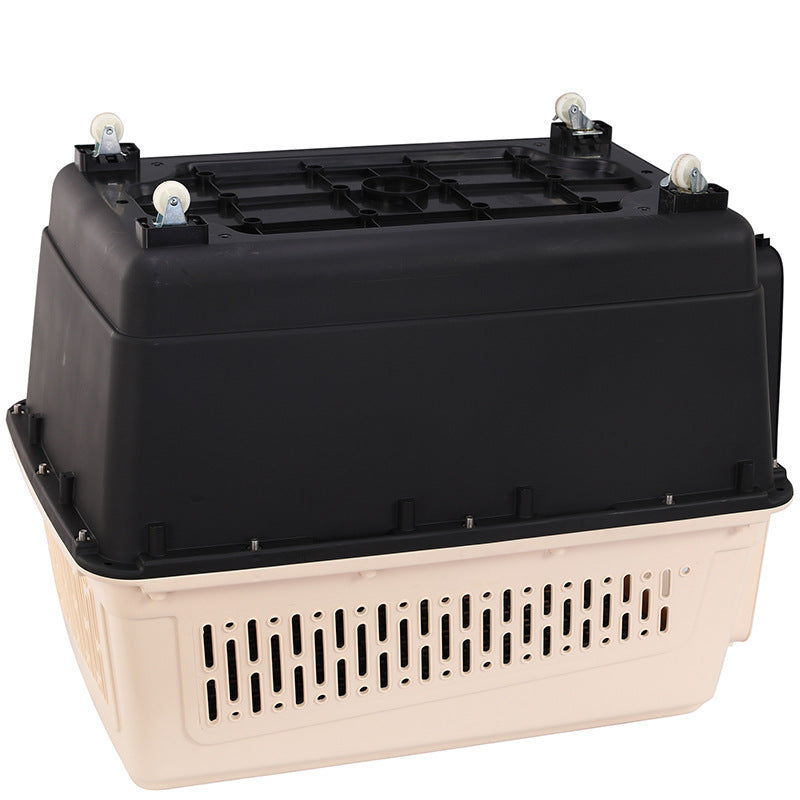 Large Dog Air Travel Crate | Airline Approved Up to 75kg | PP Resin