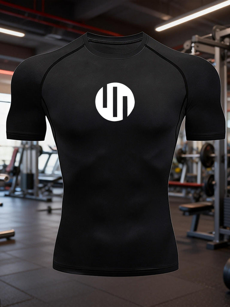 Camiseta Deportiva de Compresión para Hombre – Secado Rápido, Slim Fit, S a XXXL