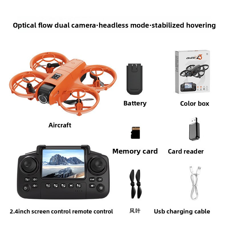 Mini Dron YL3 con Doble Cámara HD – Posicionamiento Óptico, Control Gestual, Pantalla 2.4"