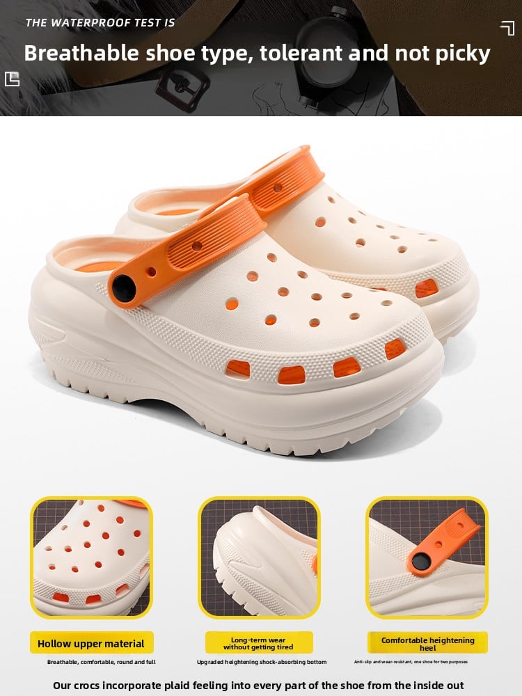 Thick-Soled Cloud Clogs | Unisex Height-Increasing Sandals