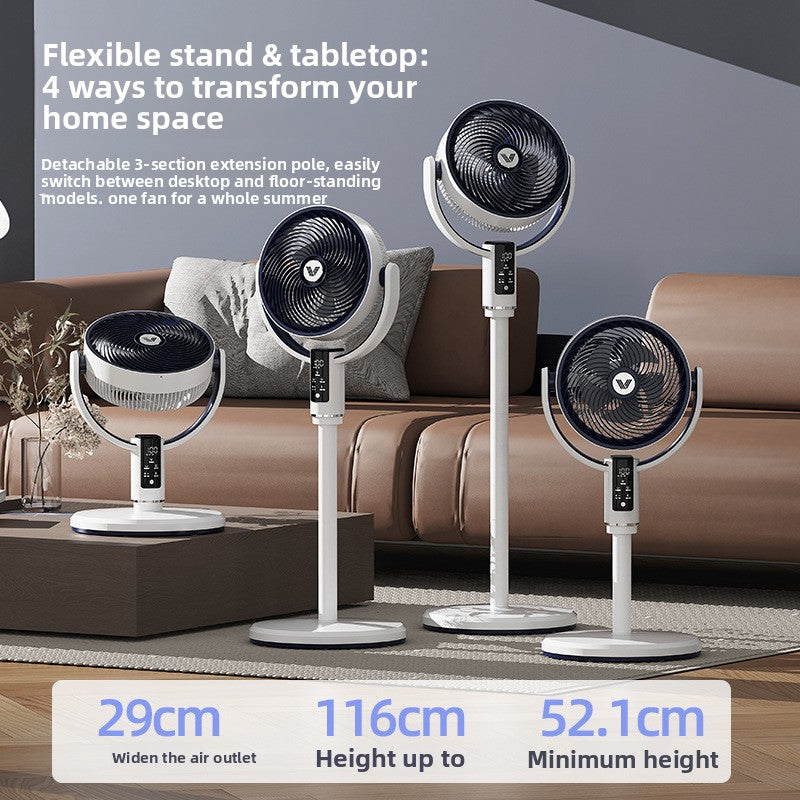 Ventilador de Escritorio Sin Aspas 16" USB con Control Remoto – Silencioso y Recargable