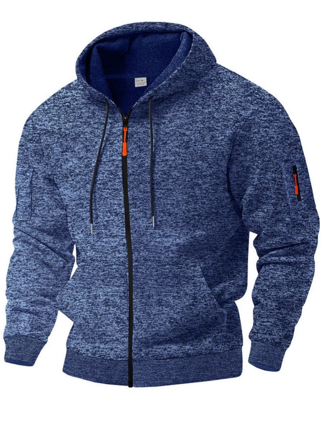 Sudadera con Capucha y Cierre | Terciopelo Catiónico 280g | 5 Colores | S-XXXL