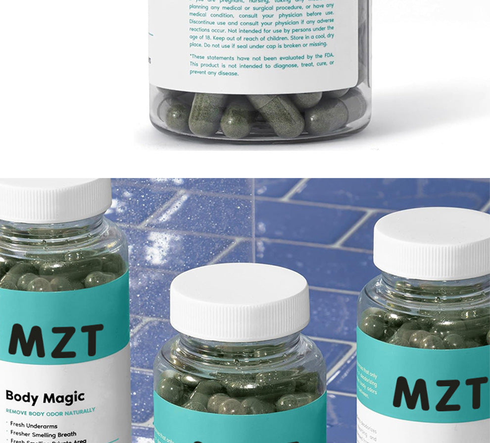 Body Magic Cápsulas de Clorofila – Desintoxicación, Digestión y Control de Olor