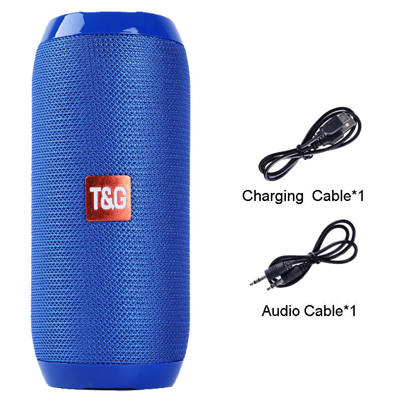 Altavoz Bluetooth Portátil 360° – IPX5, FM, TF, USB – 10 Horas de Batería