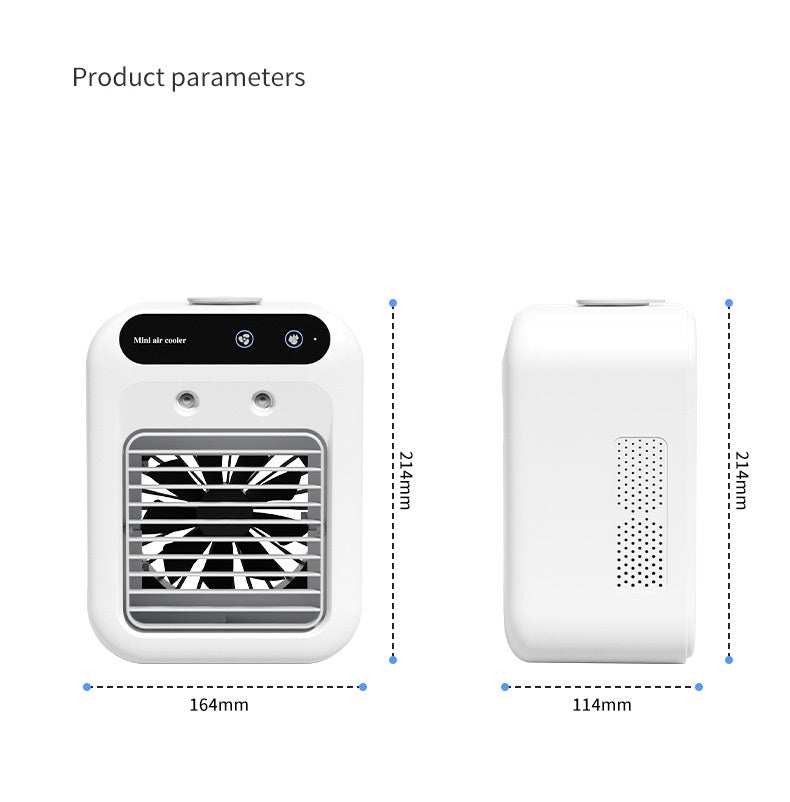 Mini Aire Acondicionado Portátil USB con Humidificador