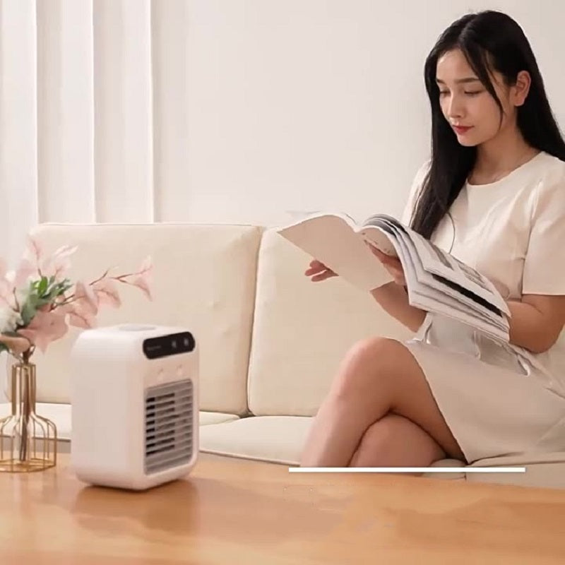 Mini Aire Acondicionado Portátil USB con Humidificador