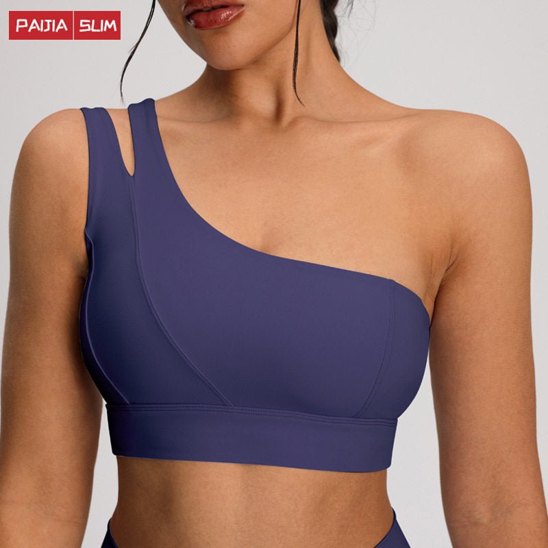 Conjunto Yoga Mujer Bra Asimétrico + Falda Deportiva Tela Quick-Dry S-XL | Women Yoga Set Bra & Skirt