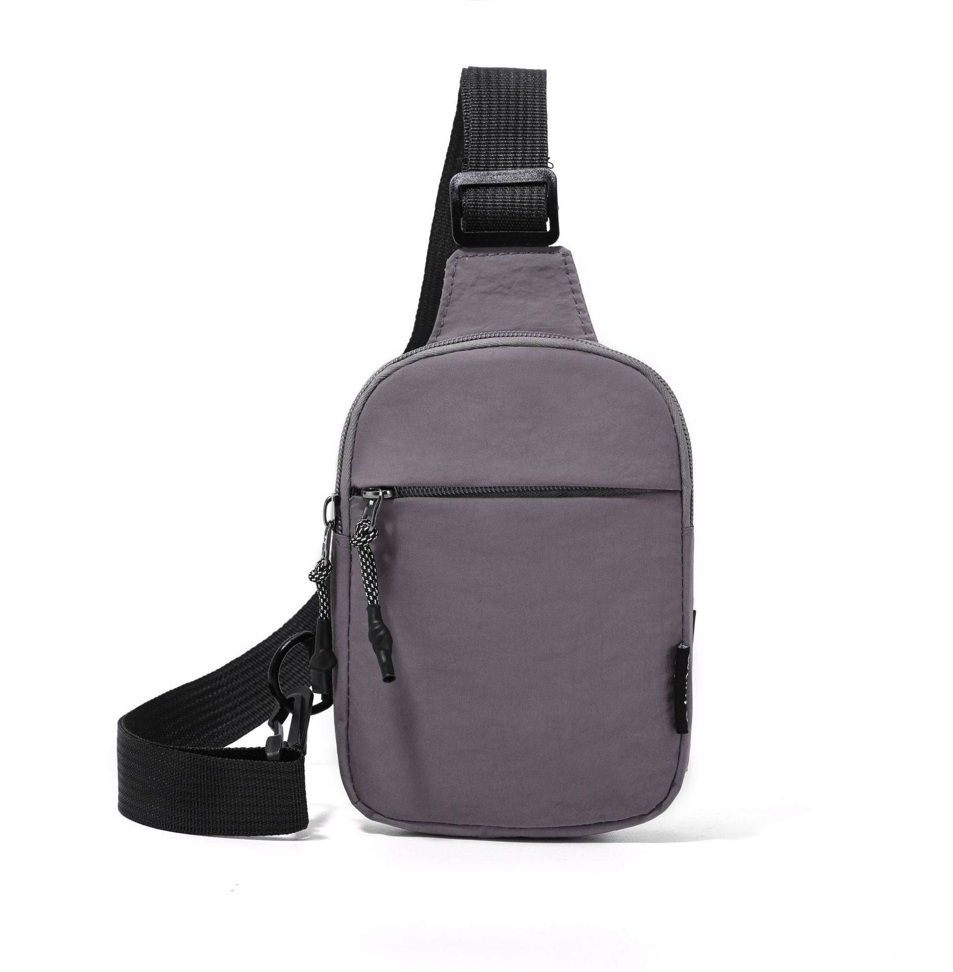 Bolso Bandolera de Color Liso – Nylon Ligero, Estilo Street, 8 Colores
