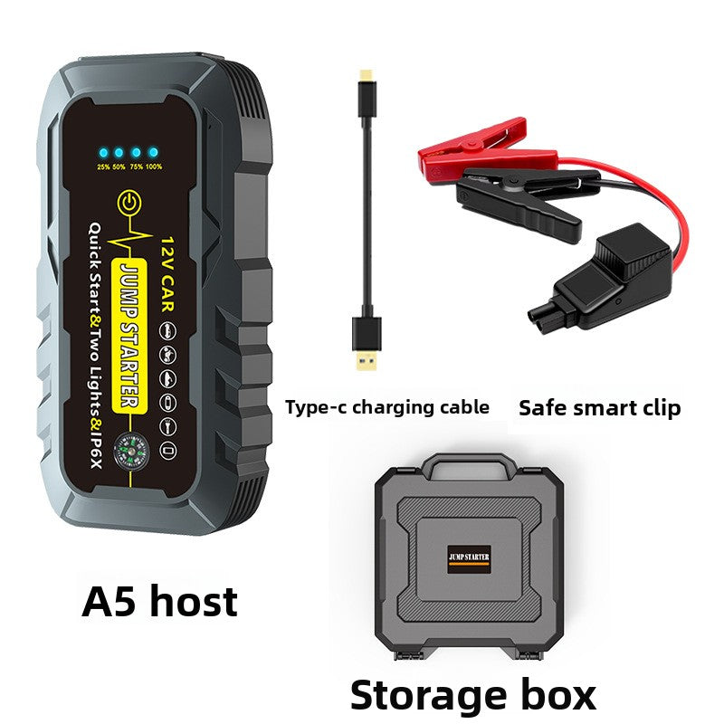 Arrancador Portátil 12V para Autos con Power Bank | IP6X | 1000A-3000A