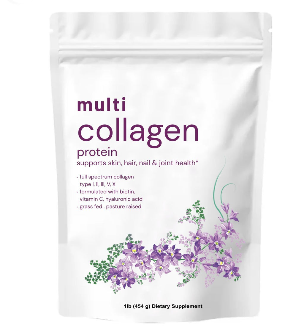 Multi Collagen Peptides Powder - Types I, II, III, V, X