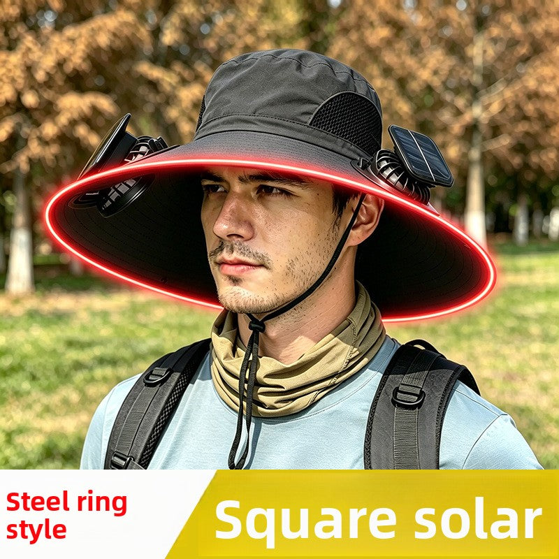 Solar Powered Fan Hat | 1000mAh | Single, Dual & Triple Fan | UV Protection