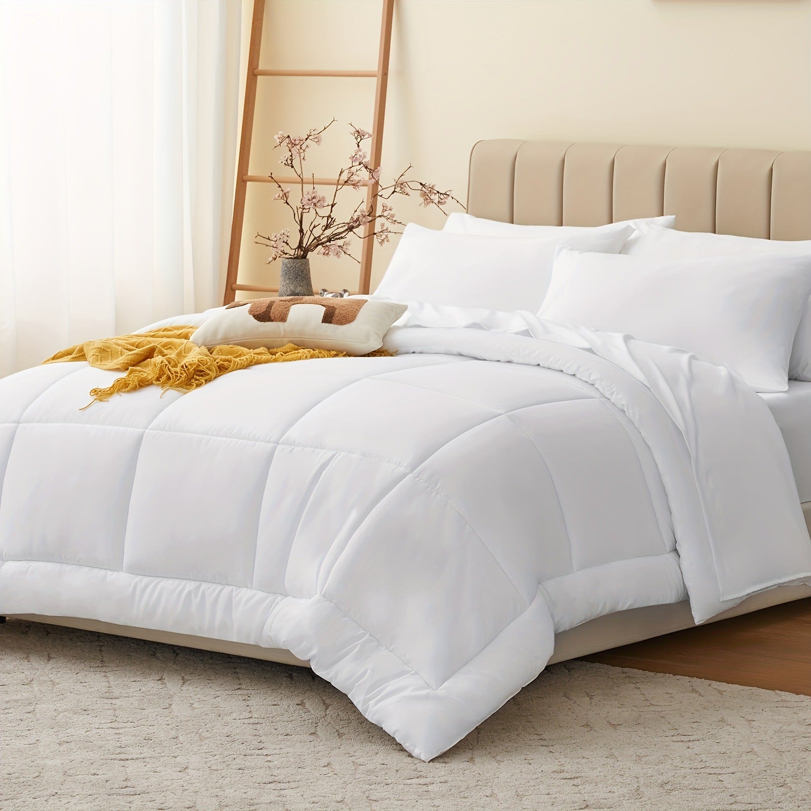 ALTSON Juego de Ropa de Cama 7 Piezas — Full, Queen y King | 8 Colores